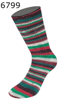 Meilenweit 100 Lana Grossa Christmas Farbe 799
