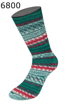 Meilenweit 100 Lana Grossa Christmas Farbe 800