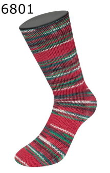 Meilenweit 100 Lana Grossa Christmas Farbe 801