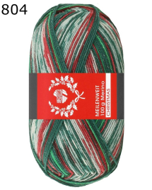Meilenweit 100 Lana Grossa Christmas Farbe 804