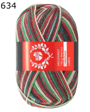 Meilenweit 150 Lana Grossa Christmas Farbe 634