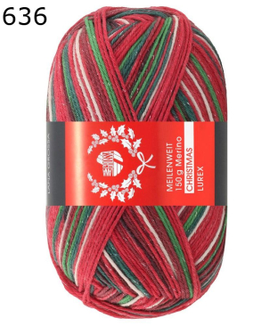 Meilenweit 150 Lana Grossa Christmas Farbe 636