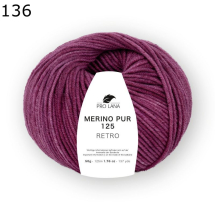 Merino Pur 125 Retro Pro Lana Farbe 136