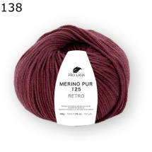 Merino Pur 125 Retro Pro Lana Farbe 138