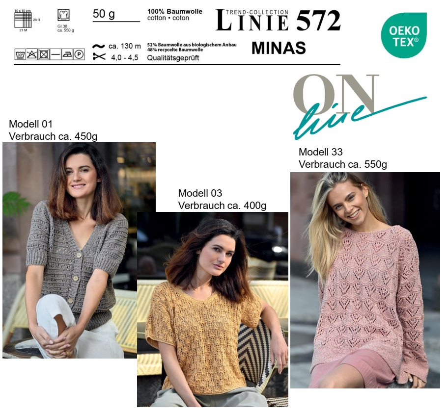 Minas Linie 572 ONline-Garne Farbe 9999