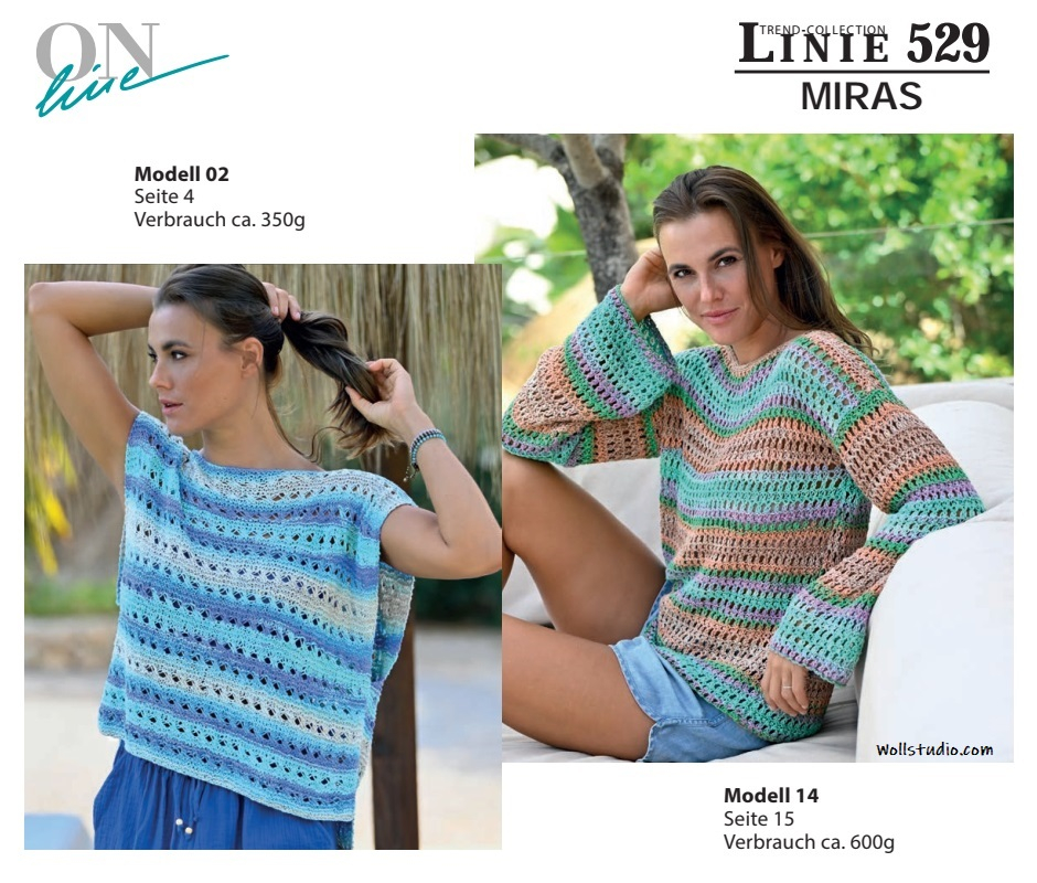 Miras Linie 529 ONline-Garne Farbe 9998