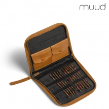 Muud Trondheim Leder Stricknadeletui 4
