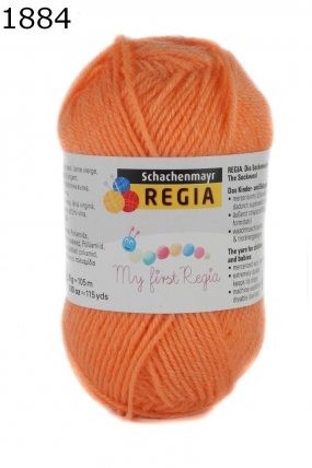 My first Regia Sockenwolle Farbe 1884