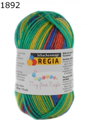 My first Regia Sockenwolle Farbe 1892