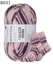 Novita 7 Veljest Polkka Sockenwolle Farbe 31