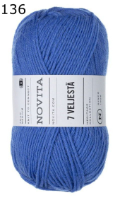 Novita 7 Veljest� uni Sockenwolle Farbe 136