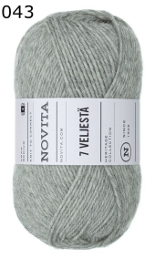 Novita 7 Veljest� uni Sockenwolle Farbe 43