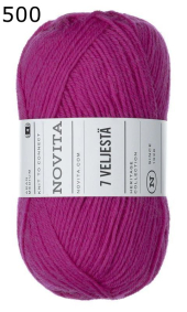 Novita 7 Veljest� uni Sockenwolle Farbe 500
