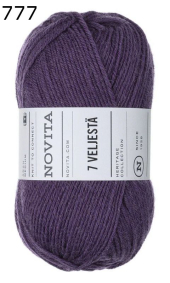 Novita 7 Veljest� uni Sockenwolle Farbe 777