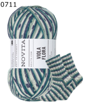Novita Viola Flora Sockenwolle Farbe 711