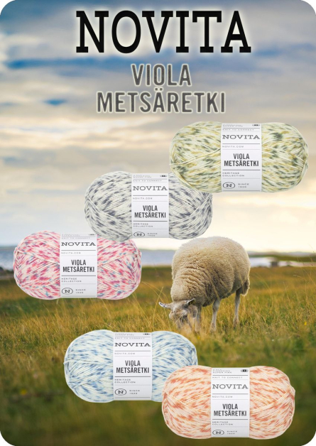 Novita Viola Metsretki Sockenwolle