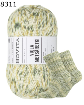 Novita Viola Metsretki Sockenwolle Farbe 311