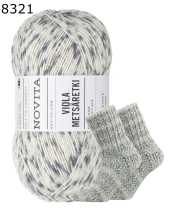 Novita Viola Metsretki Sockenwolle Farbe 321