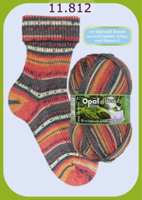 Opal Beauty Pure Energie Sockenwolle Farbe 812