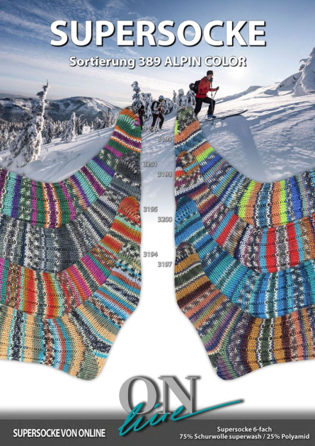 ONline Sockenwolle Supersocke 389 Alpin
