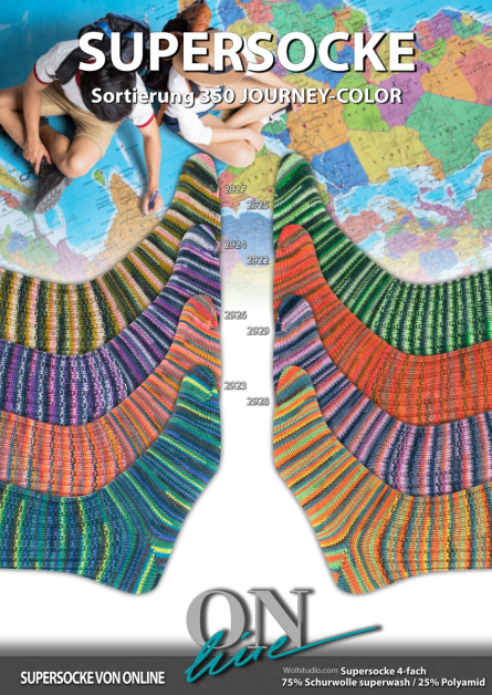 ONline Sockenwolle Supersocke Journey 350
