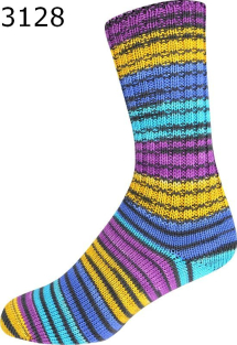 ONline Sockenwolle Supersocke Silk 379 Farbe 128