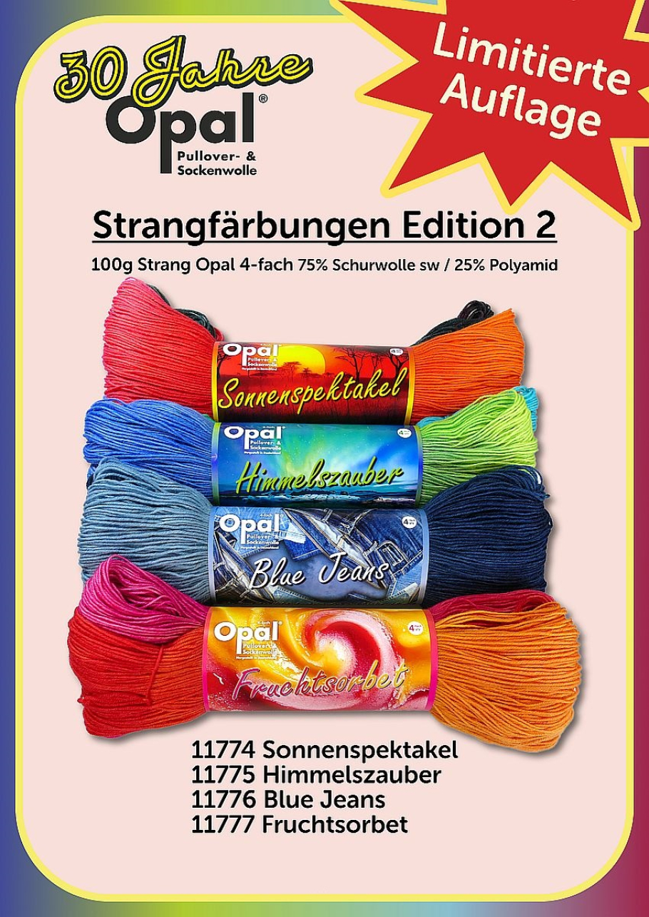 Opal 30 Jahre Jubil�umsedition Sockenwolle 2 Farbe 9999