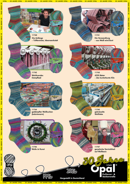 Opal 30 Jahre Sockenwolle