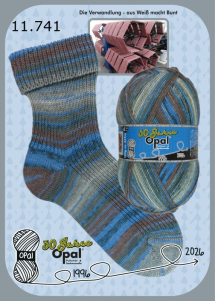 Opal 30 Jahre Sockenwolle Farbe 741