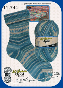 Opal 30 Jahre Sockenwolle Farbe 744