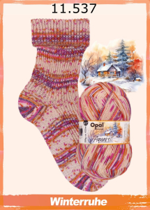 Opal Aquarell Sockenwolle Farbe 537