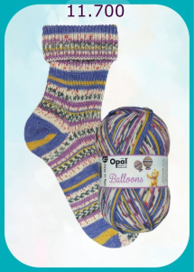 Opal Balloons Sockenwolle Farbe 700