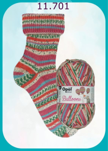 Opal Balloons Sockenwolle Farbe 701