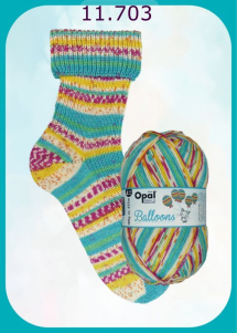 Opal Balloons Sockenwolle Farbe 703