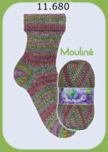 Opal Bouquet Mouline Farbe 680