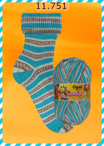 Opal Candy Sockenwolle Farbe 751
