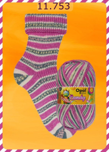 Opal Candy Sockenwolle Farbe 753