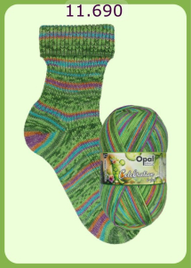Opal Celebration Sockenwolle 6f Farbe 690