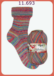 Opal Celebration Sockenwolle 6f Farbe 693