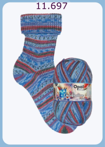 Opal Celebration Sockenwolle 6f Farbe 697