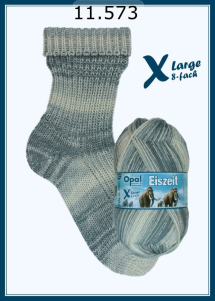 Opal Eiszeit Sockenwolle Farbe 573