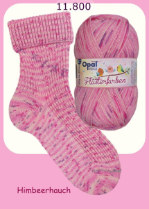 Opal Fl�sterfarben Sockenwolle Farbe 800