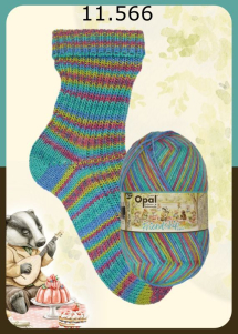 Opal Friendship Sockenwolle 6f Farbe 566