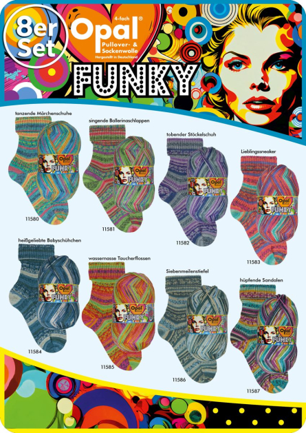 Opal Funky im Set