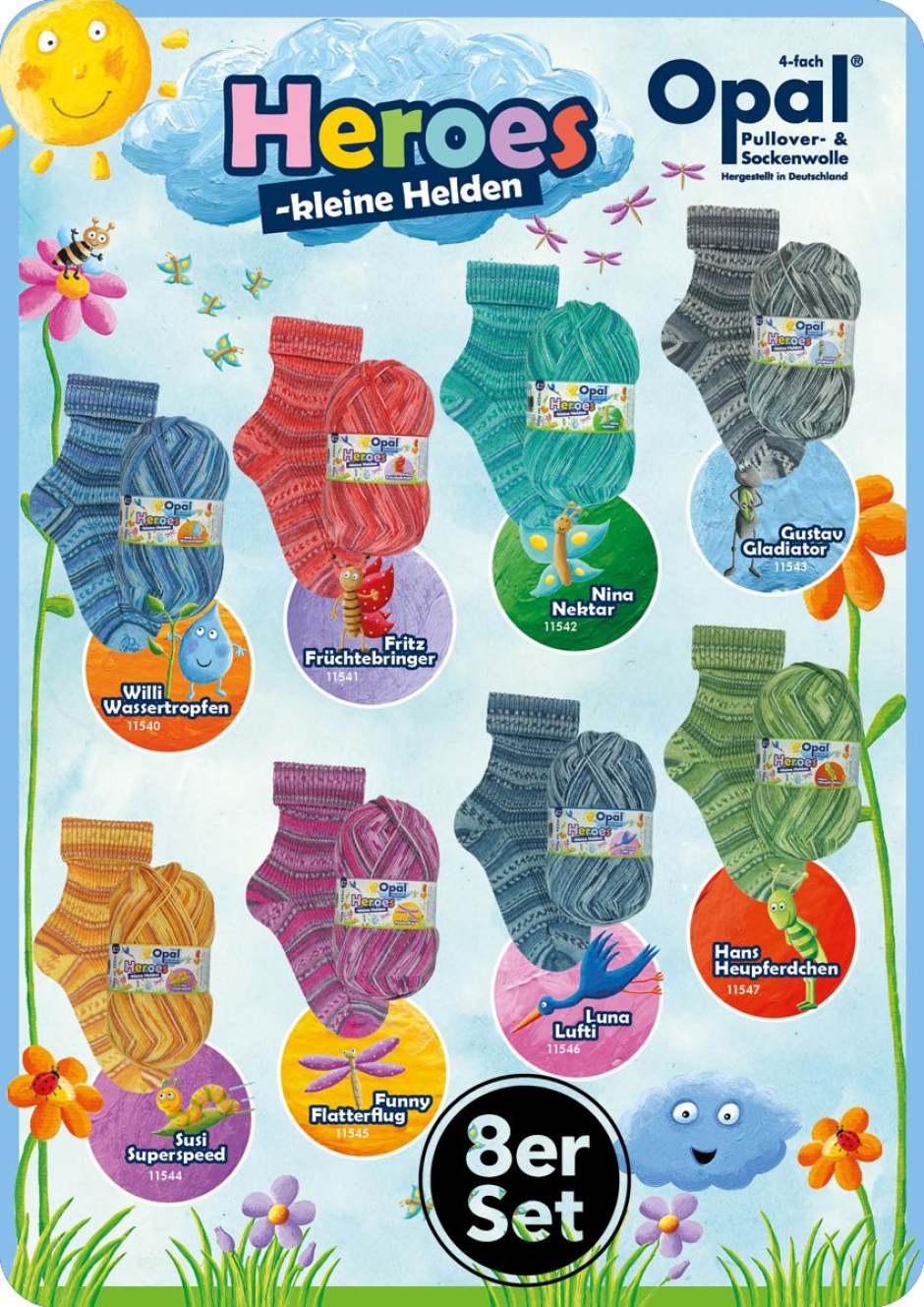 Opal Heroes im Set Farbe 9999