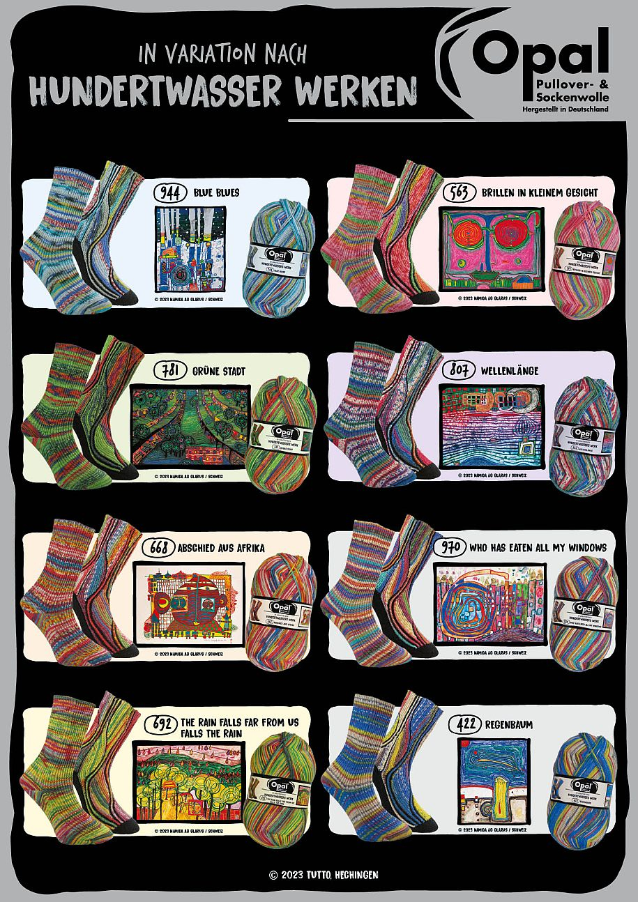 Opal Hundertwasser 4 Sockenwolle 3