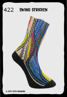 Opal Hundertwasser 4 Sockenwolle Farbe 9992