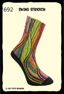 Opal Hundertwasser 4 Sockenwolle Farbe 9995