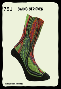 Opal Hundertwasser 4 Sockenwolle Farbe 9996