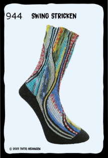 Opal Hundertwasser 4 Sockenwolle Farbe 9998